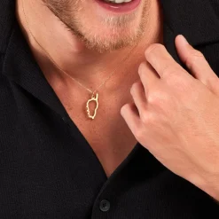 Histoire d'Or Pendentif Corse plaqué or jaune