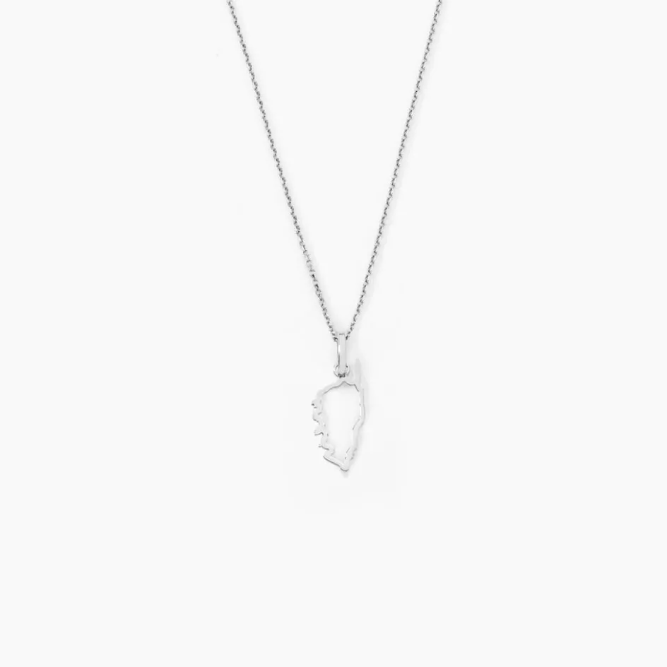 Outlet Histoire d'Or Pendentif Corsica or blanc