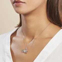 Best Histoire d'Or Pendentif Costanza Argent Blanc