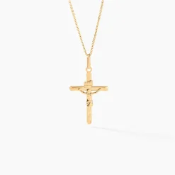 Hot Histoire d'Or Pendentif Damian Croix Or Jaune