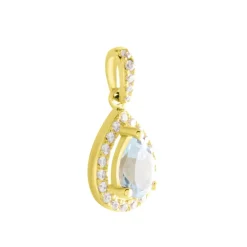 Histoire d'Or Pendentif Desiderius Or Jaune Topaze Oxydes De Zirconium* Pendentifs|Pendentifs