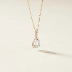 Histoire d'Or Pendentif Desiderius Or Jaune Topaze Oxydes De Zirconium* Pendentifs|Pendentifs