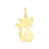 Hot Histoire d'Or Pendentif Egee Chat Or Jaune