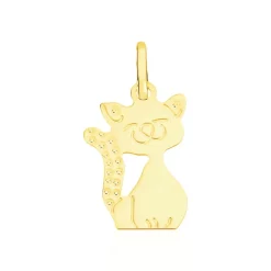 Hot Histoire d'Or Pendentif Egee Chat Or Jaune