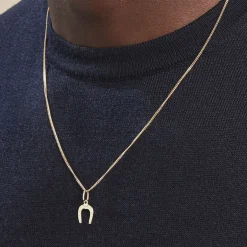 Online Histoire d'Or Pendentif Egide Fer A Cheval Or Jaune