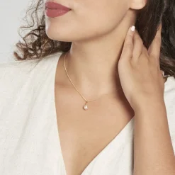 Clearance Histoire d'Or Pendentif Elbertina Or Jaune Perle De Culture