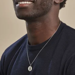 New Histoire d'Or Pendentif Elio B Argent Blanc