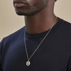 Discount Histoire d'Or Pendentif Elio G Argent Blanc