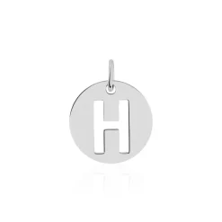New Histoire d'Or Pendentif Elio H Argent Blanc