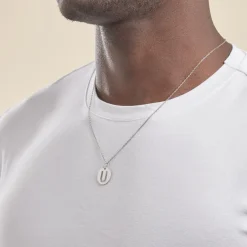 Histoire d'Or Pendentif Elio U Argent Blanc* Pendentifs|Pendentifs