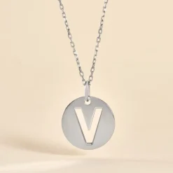 Outlet Histoire d'Or Pendentif Elio V Argent Blanc