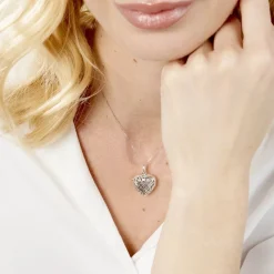 Histoire d'Or Pendentif Ellya Argent Blanc* Pendentifs|Pendentifs