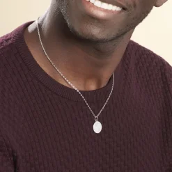 Histoire d'Or Pendentif Emil Argent Blanc* Bijoux Personnalisés|Pendentifs