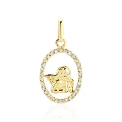 Histoire d'Or Pendentif Engin Or Jaune Oxyde De Zirconium* Pendentifs|Pendentifs