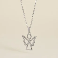 Online Histoire d'Or Pendentif Estrellita Ange Or Blanc