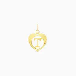 Histoire d'Or Pendentif Eudocie Coeur Lettre Or Jaune* Pendentifs|Pendentifs