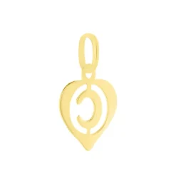 Histoire d'Or Pendentif Eudocie Coeur Lettre Or Jaune* Pendentifs|Pendentifs
