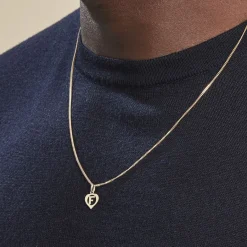 Histoire d'Or Pendentif Eudocie Coeur Lettre Or Jaune* Pendentifs|Pendentifs