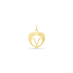 Histoire d'Or Pendentif Eudocie Coeur Lettre Or Jaune* Pendentifs|Pendentifs