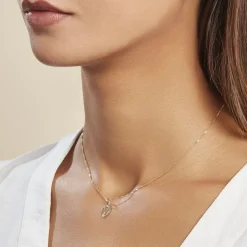 Histoire d'Or Pendentif Eudocie Coeur Lettre Or Jaune* Pendentifs|Pendentifs