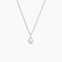 Histoire d'Or Pendentif Eudocie Coeur Lisse Or Blanc* Pendentifs|Pendentifs