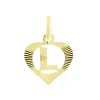 Histoire d'Or Pendentif Eudocie Coeur Lettre Or Jaune* Pendentifs|Pendentifs
