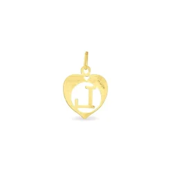Histoire d'Or Pendentif Eudocie Coeur Lettre Or Jaune* Pendentifs|Pendentifs