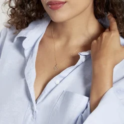 Histoire d'Or Pendentif Eudocie Coeur Lettre Or Jaune* Pendentifs|Pendentifs