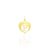 Histoire d'Or Pendentif Eudocie Coeur Lettre Or Jaune* Pendentifs|Pendentifs