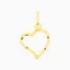 Online Histoire d'Or Pendentif Eudocie Coeur Strie Or Jaune