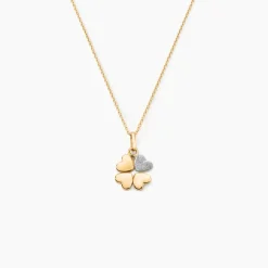 Histoire d'Or Pendentif Eudocie Coeur Trefle Or Jaune* Pendentifs|Pendentifs