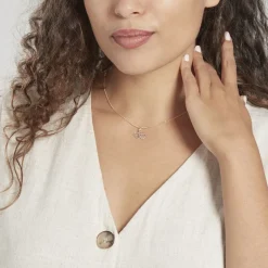 Histoire d'Or Pendentif Eudocie Coeurs Ciseles Or Bicolore* Pendentifs|Pendentifs