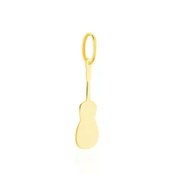 Hot Histoire d'Or Pendentif Fatema Musique Guitare Or Jaune