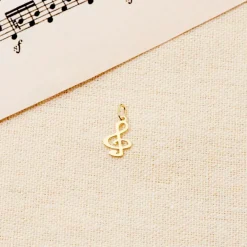 Discount Histoire d'Or Pendentif Fausta Musique Or Jaune
