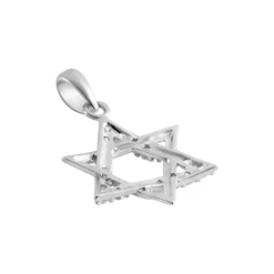 Histoire d'Or Pendentif Faye Or Blanc Oxyde De Zirconium* Pendentifs|Pendentifs