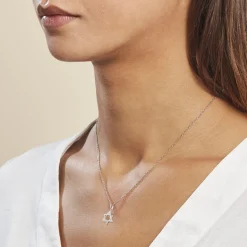 Histoire d'Or Pendentif Faye Or Blanc Oxyde De Zirconium* Pendentifs|Pendentifs