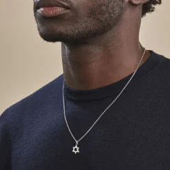 Histoire d'Or Pendentif Faye Or Blanc Oxyde De Zirconium* Pendentifs|Pendentifs