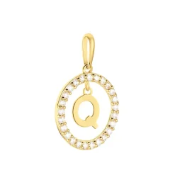 New Histoire d'Or Pendentif Gabe Or Jaune Oxyde De Zirconium