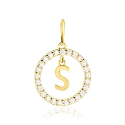 Discount Histoire d'Or Pendentif Gabe Or Jaune Oxyde De Zirconium