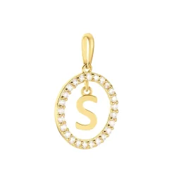 Discount Histoire d'Or Pendentif Gabe Or Jaune Oxyde De Zirconium