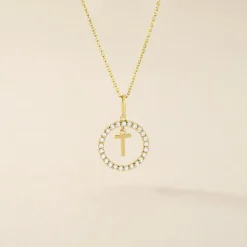 Histoire d'Or Pendentif Gabe Or Jaune Oxyde De Zirconium* Pendentifs|Pendentifs