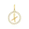 Hot Histoire d'Or Pendentif Gabe Or Jaune Oxyde De Zirconium