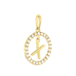Hot Histoire d'Or Pendentif Gabe Or Jaune Oxyde De Zirconium