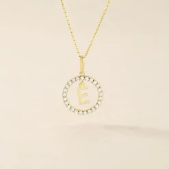 Discount Histoire d'Or Pendentif Gabe Or Jaune Oxyde De Zirconium