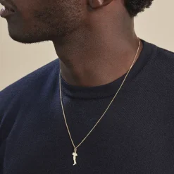 Histoire d'Or Pendentif Gaietana Italie Or Jaune* Bijoux Personnalisés|Pendentifs