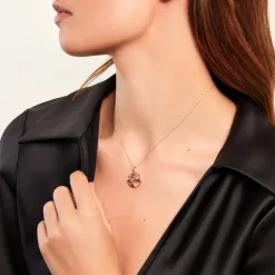 Histoire d'Or Pendentif Godolieba Or Jaune Rhodolite* Pendentifs|Pendentifs