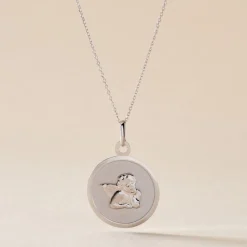 Histoire d'Or Pendentif Hannae Or Blanc* Bijoux Personnalisés|Pendentifs