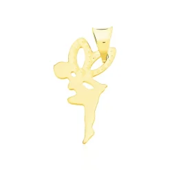 Hot Histoire d'Or Pendentif Heliciane Fee Or Jaune