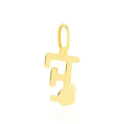 Clearance Histoire d'Or Pendentif Helidie Coccinelle Lettre Or Jaune