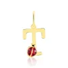 Histoire d'Or Pendentif Helidie Coccinelle Lettre Or Jaune* Pendentifs|Pendentifs